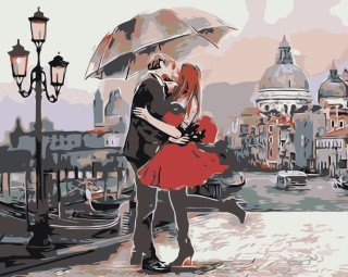 Картина по номерам «Свидание в Венеции» Картина по номерам «Свидание в Венеции»