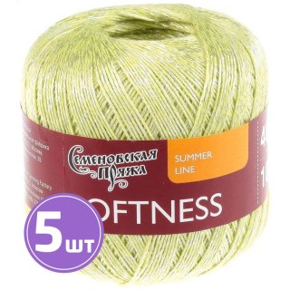Пряжа Семеновская Softness (36922), тропик 5 шт. по 100 г Пряжа Семеновская Softness (36922), тропик 5 шт. по 100 г