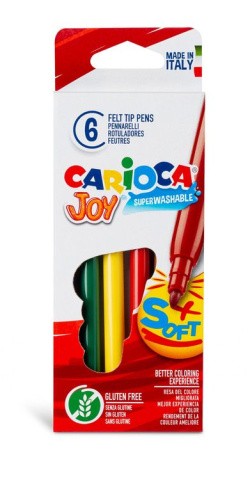 Фломастеры Joy, 6 цв., Carioca