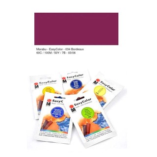 Краситель для ткани Marabu Easy Color, цвет: 034 бордо, 25 г