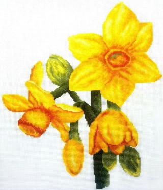 Набор для вышивания «Нарциссы» Набор для вышивания «Нарциссы»