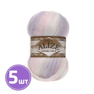 Пряжа ALIZE Angora Gold Batik (6554), мультиколор, 5 шт. по 100 г Пряжа ALIZE Angora Gold Batik (6554), мультиколор, 5 шт. по 100 г