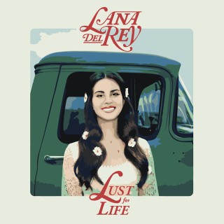 Картина по номерам «Lana Del Rey Лана Дель Рей: обложка»