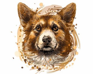 Картина по номерам «Вельш-Корги Пемброк» Картина по номерам «Вельш-Корги Пемброк»