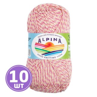 Пряжа Alpina LOLLIPOP (02), желтый-розовый-персиковый-малиновый, 10 шт. по 50 г Пряжа Alpina LOLLIPOP (02), желтый-розовый-персиковый-малиновый, 10 шт. по 50 г
