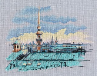 Набор для вышивания «Крыши Санкт-Петербурга»