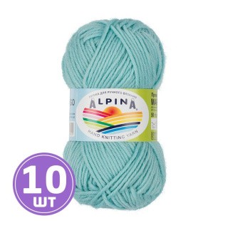Пряжа Alpina MARGO (22), бледно-бирюзовый, 10 шт. по 50 г