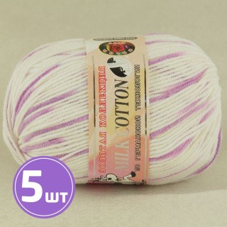 Пряжа COLOR CITY MILK COTTON (040), принт, 5 шт. по 50 г