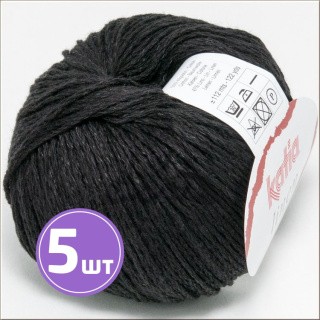Пряжа Katia Linen (2), черный, 5 шт. по 50 г Пряжа Katia Linen (2), черный, 5 шт. по 50 г