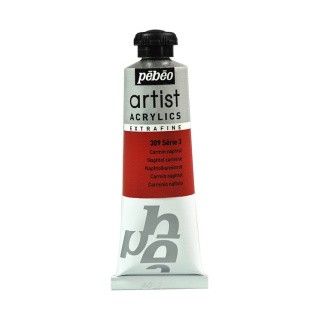 Краска акриловая Pebeo Artist Acrylics extra fine №3 (Кармин нафтоловый), 37 мл