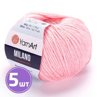 Пряжа YarnArt Milano (859), розовый меланж, 5 шт. по 50 г