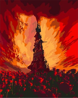 Картина по номерам «Тёмная башня»