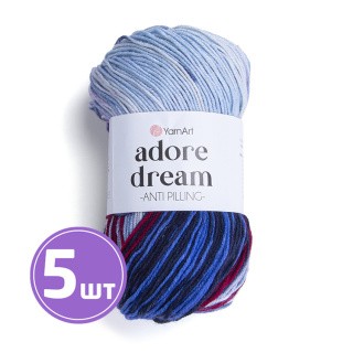Пряжа YarnArt Adore Dream (Адоре Дрим) (1075), мультиколор, 5 шт. по 100 г Пряжа YarnArt Adore Dream (Адоре Дрим) (1075), мультиколор, 5 шт. по 100 г