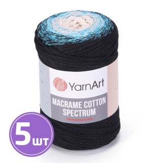 Пряжа YarnArt Macrame cotton spectrum (1310), мультиколор, 5 шт. по 250 г Пряжа YarnArt Macrame cotton spectrum (1310), мультиколор, 5 шт. по 250 г