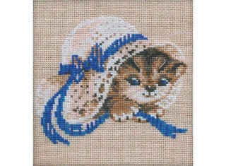 Набор для вышивания «Котёнок в шляпе»