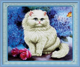 Алмазная вышивка «Милая кошечка»