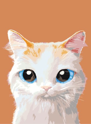 Картина по номерам «Кошечка Манго» Картина по номерам «Кошечка Манго»