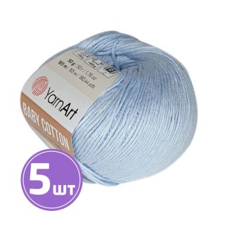 Пряжа YarnArt Baby cotton (450), светло-голубой, 5 шт. по 50 г Пряжа YarnArt Baby cotton (450), светло-голубой, 5 шт. по 50 г