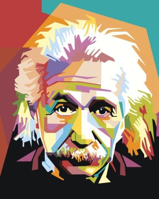 Картина по номерам «Эйнштейн»