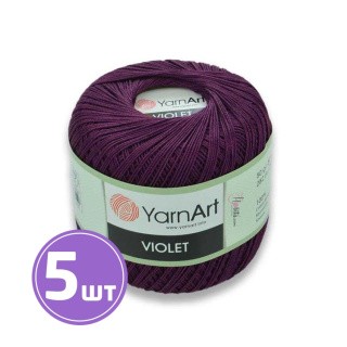 Пряжа YarnArt Violet (5550), сливовый, 5 шт. по 50 г
