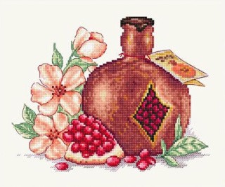 Набор для вышивания «Гранатовое вино»