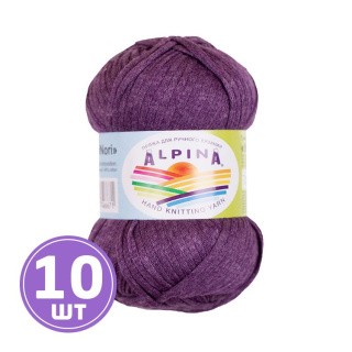 Пряжа Alpina NORI (09), фиолетовый, 10 шт. по 50 г