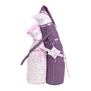 Набор для шитья «Коты-обнимашки пижамные» Набор для шитья «Коты-обнимашки пижамные»