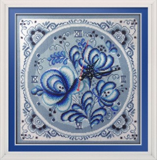 Набор для вышивания «Часы. Синие мечты»