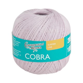 Пряжа Семеновская Cobra (Кобра) (143207), розовая лаванда, 5 шт. по 100 г Пряжа Семеновская Cobra (Кобра) (143207), розовая лаванда, 5 шт. по 100 г