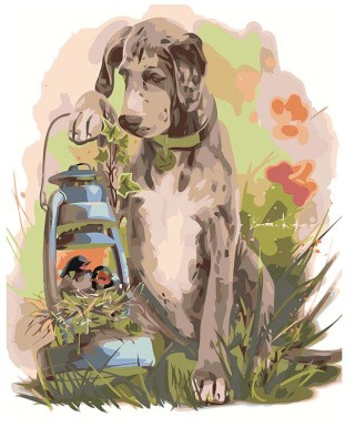 Картина по номерам «Преданный друг» Картина по номерам «Преданный друг»