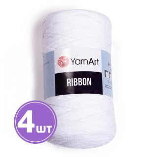 Пряжа YarnArt Ribbon (Риббон) (751), ультрабелый, 4 шт. по 250 г Пряжа YarnArt Ribbon (Риббон) (751), ультрабелый, 4 шт. по 250 г