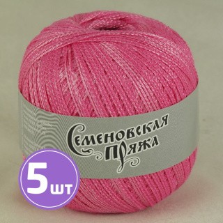 Пряжа Семеновская Test 86 (6716), флокс-розовый, 5 шт. по 100 г Пряжа Семеновская Test 86 (6716), флокс-розовый, 5 шт. по 100 г