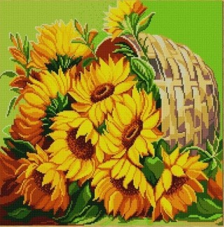 Рисунок на ткани «Солнце в корзинке»