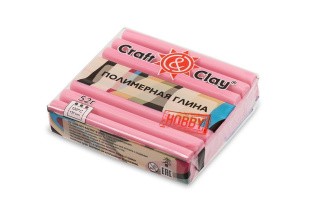 Полимерная глина Craft&Clay, цвет: 1508 розовый, 52 г Полимерная глина Craft&Clay, цвет: 1508 розовый, 52 г