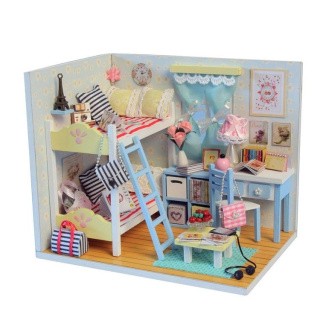 Сборная модель Румбокс. Миниатюрная «Комната сестренок» Сборная модель Румбокс. Миниатюрная «Комната сестренок»