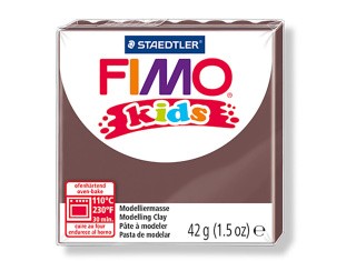 Полимерная глина FIMO Kids, цвет: коричневый, 42 г