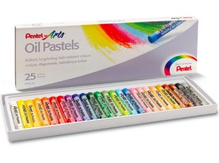 Пастель масляная Pentel Arts Oil Pastels, 25 цв.