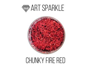 Глиттер крупный Chunky Fire Red, 50 г, Craftsmen.store