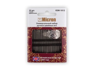 Универсальный набор ручных швейных игл Micron, 25 шт., арт. KSM-1012