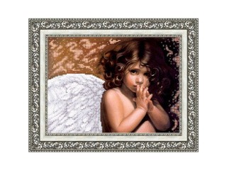 Рисунок на ткани «Ангел 2»