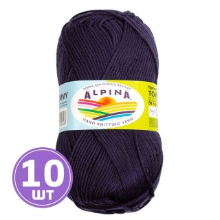 Пряжа Alpina TOMMY (024), темно-синий, 10 шт. по 50 г