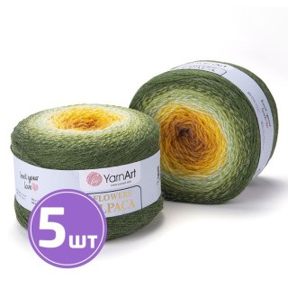 Пряжа YarnArt Flowers Alpaca (438), мультиколор, 5 шт. по 250 г Пряжа YarnArt Flowers Alpaca (438), мультиколор, 5 шт. по 250 г