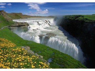 Пазлы «Золотой водопад, Исландия»
