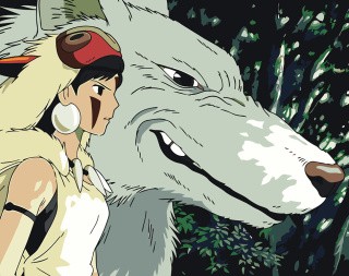 Картина по номерам «Принцесса Мононоке 2» Картина по номерам «Принцесса Мононоке 2»