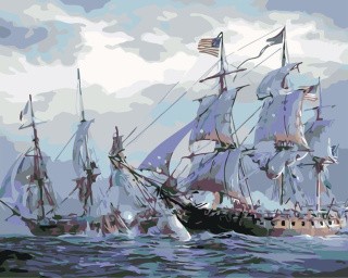 Картина по номерам «Морской флот»