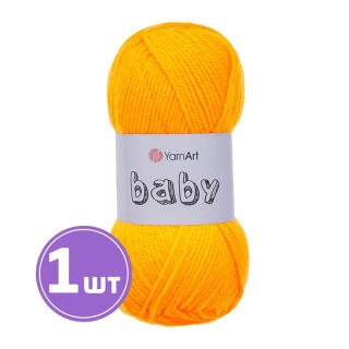 Пряжа YarnArt Baby (Ярнарт Беби) (586), желто-оранжевый, 1 шт. 50 г Пряжа YarnArt Baby (Ярнарт Беби) (586), желто-оранжевый, 1 шт. 50 г