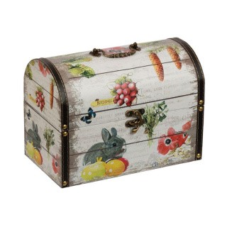 Декоративная шкатулка-сундучок «Весеннее настроение» Декоративная шкатулка-сундучок «Весеннее настроение»