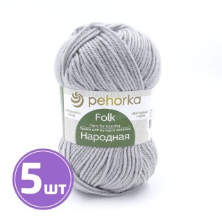 Пряжа Пехорка Народная (1405), ангора, 5 шт. по 100 г Пряжа Пехорка Народная (1405), ангора, 5 шт. по 100 г