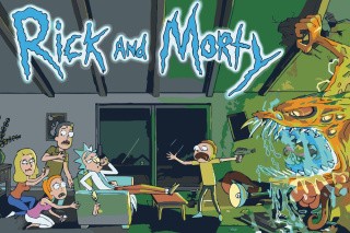 Картина по номерам «Рик и Морти: Постер»