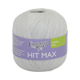 Пряжа Семеновская HIT max (ХИТ макс) (144002), перламутр, 5 шт. по 100 г Пряжа Семеновская HIT max (ХИТ макс) (144002), перламутр, 5 шт. по 100 г
